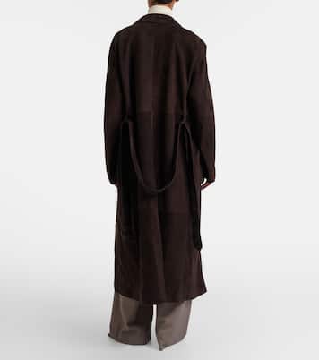 Kendra suede coat | The Row