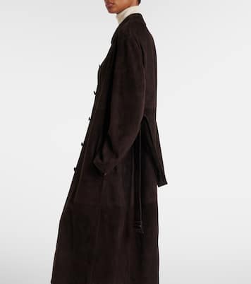Kendra suede coat | The Row