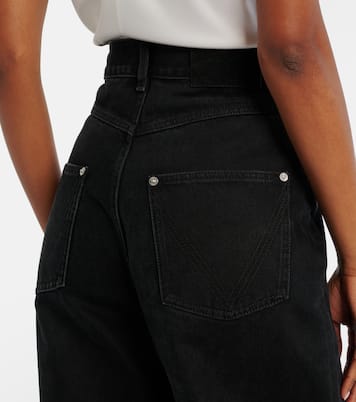 High-Rise Wide-Leg Jeans | Bottega Veneta