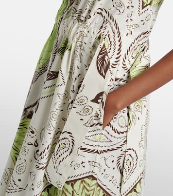 Robe longue en coton mélangé | Tory Burch