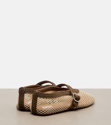 Fishnet Mary Jane flats | Alaïa