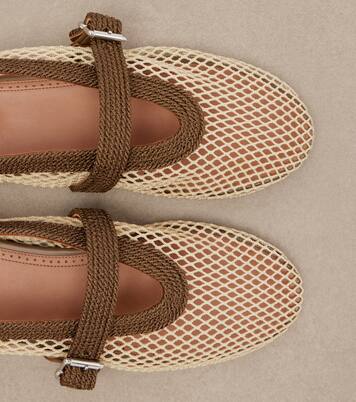 Fishnet Mary Jane flats | Alaïa