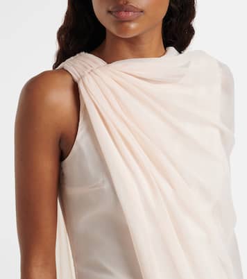 Caped chiffon minidress | Rotate