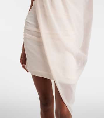 Caped chiffon minidress | Rotate