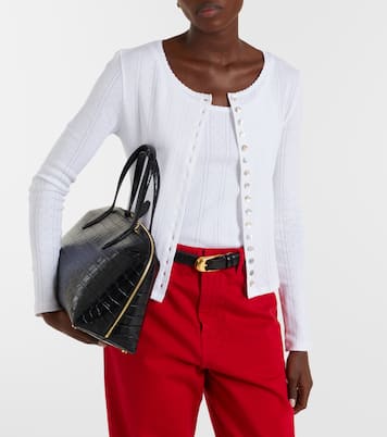 Pointelle cotton cardigan | Róhe