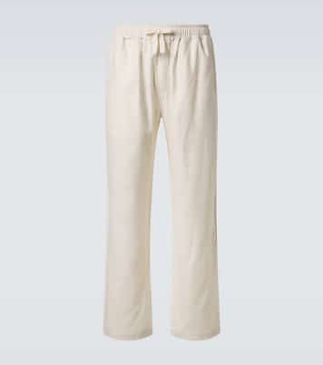 Silk straight pants | Saman Amel
