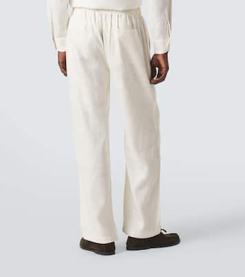 Silk straight pants | Saman Amel