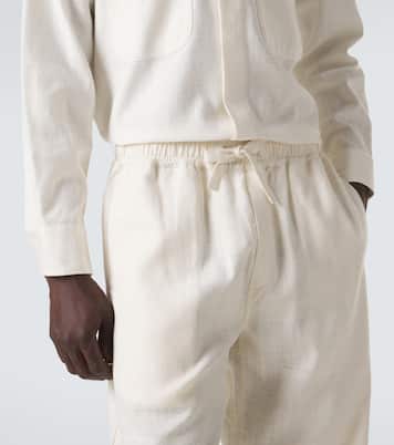 Silk straight pants | Saman Amel