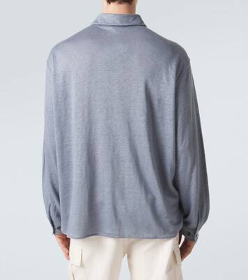 Hemd aus Leinen-Jersey | Giorgio Armani
