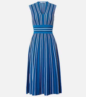 Robe midi en maille à rayures | Max Mara