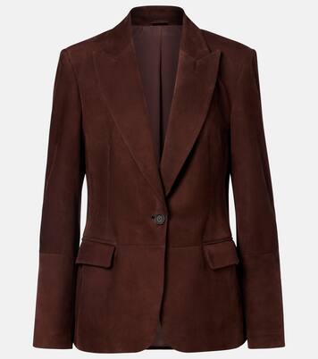 Blazer de ante con cuentas Monili | Brunello Cucinelli
