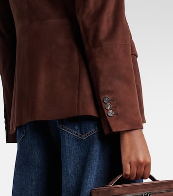 Blazer de ante con cuentas Monili | Brunello Cucinelli