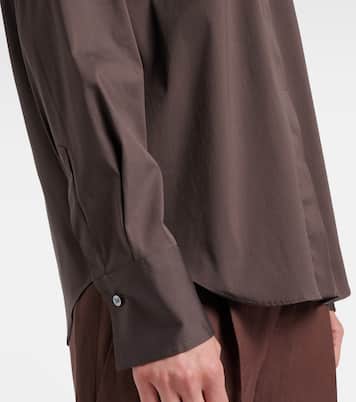 Monili cotton-blend poplin blouse | Brunello Cucinelli