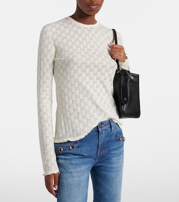 Pullover GG aus Devoré | Gucci