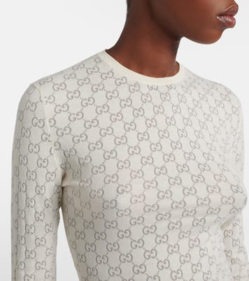 Pullover GG aus Devoré | Gucci