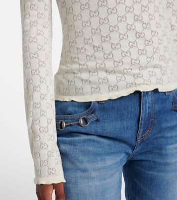 Pullover GG aus Devoré | Gucci