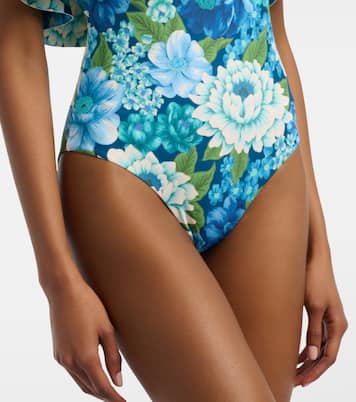 Margo floral ruffled swimsuit | Alémais