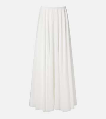 Pleated jersey maxi skirt | Norma Kamali