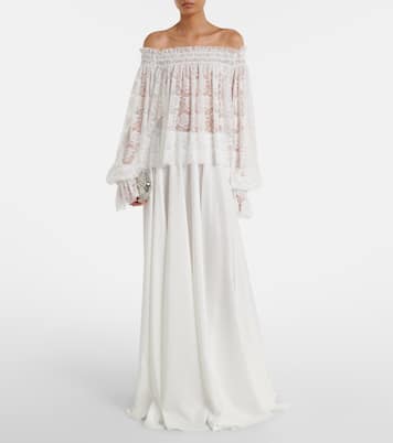Pleated jersey maxi skirt | Norma Kamali