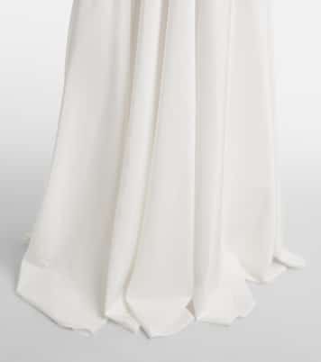 Pleated jersey maxi skirt | Norma Kamali