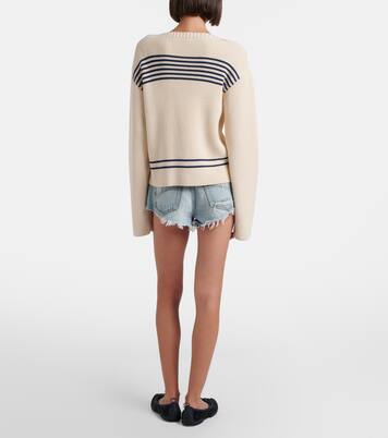 Frayed denim shorts | Balenciaga