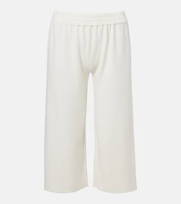 Ozias cotton and silk cropped sweatpants | The Row