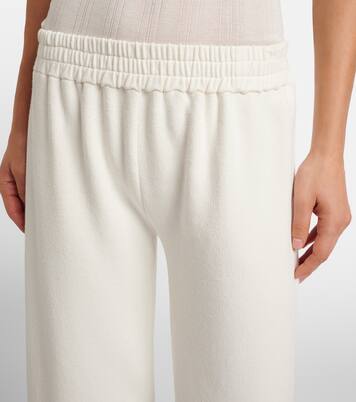 Ozias cotton and silk cropped sweatpants | The Row