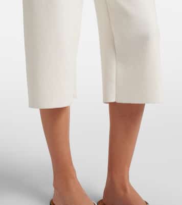 Ozias cotton and silk cropped sweatpants | The Row