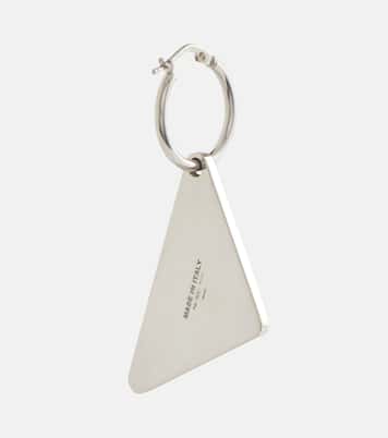 Boucle d'oreille unique à logo | Prada