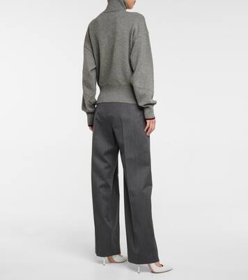 Cutout cashmere-blend knit sweater | Victoria Beckham