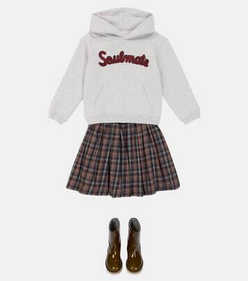 Sweat-shirt à capuche en coton mélangé | Bonpoint