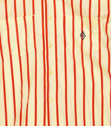 Wolf striped cotton-blend shirt | The Animals Observatory