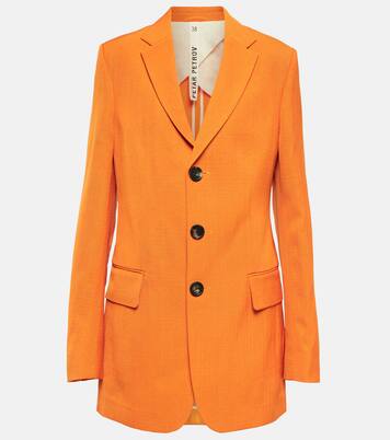 Blazer aus einem Seidengemisch | Petar Petrov