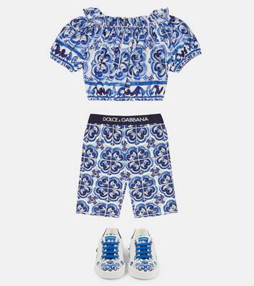 Top imprimé en coton | Dolce&Gabbana Kids