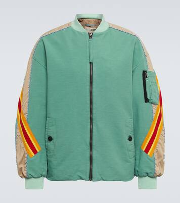 Colorblocked bomber jacket | Incotex x Facetasm