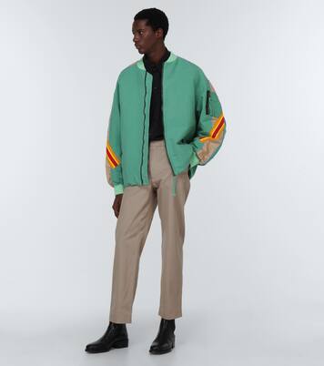 Colorblocked bomber jacket | Incotex x Facetasm