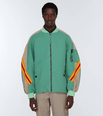 Colorblocked bomber jacket | Incotex x Facetasm