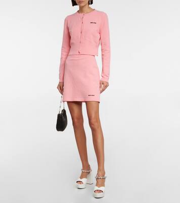 Minirock aus Bouclé | Miu Miu