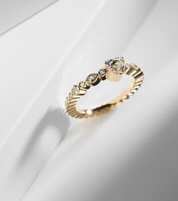 Bague Coeur Ensemble en or 18 ct et diamants | Sophie Bille Brahe
