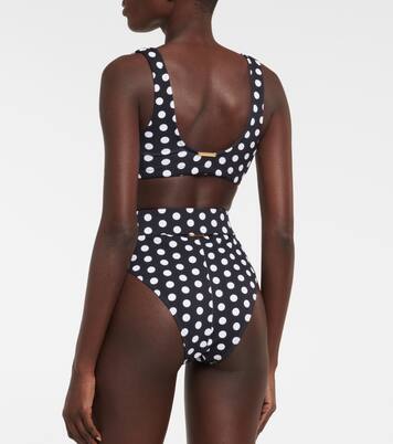 Haut de bikini Kamala à pois | Alexandra Miro