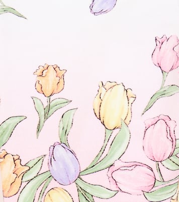 Baby floral cotton-blend sweatpants | Monnalisa