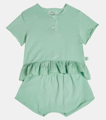 Bébé – Ensemble t-shirt et culotte bloomer | Il Gufo