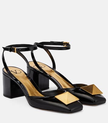 Escarpins One Stud en cuir verni | Valentino Garavani