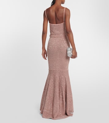 Verziertes Cropped-Top Diaplo aus Strick | Altuzarra