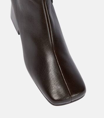 Over-the-knee leather boots | Lemaire