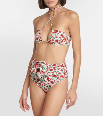 Bedrucktes Bikini-Oberteil | Magda Butrym