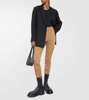 Leisure Hose Ebe aus Velourslederimitat | Max Mara