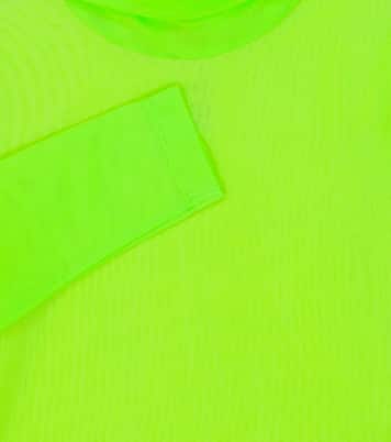 Mesh turtleneck top | Caroline Bosmans