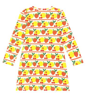 Fruits cotton-blend dress | Mini Rodini