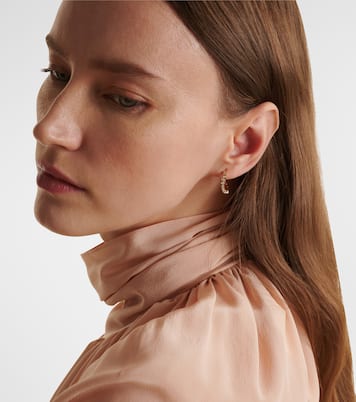 Courant 18kt gold single earring with diamonds | Sophie Bille Brahe